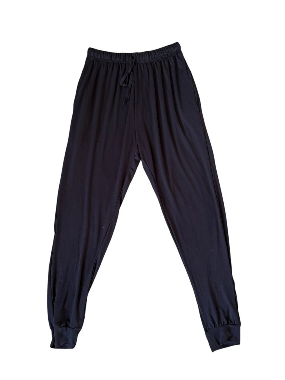 Tru Fit women's black stretchy lightweight pull on jogger sweatpants size M